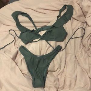 NWT aerie wrap bikini